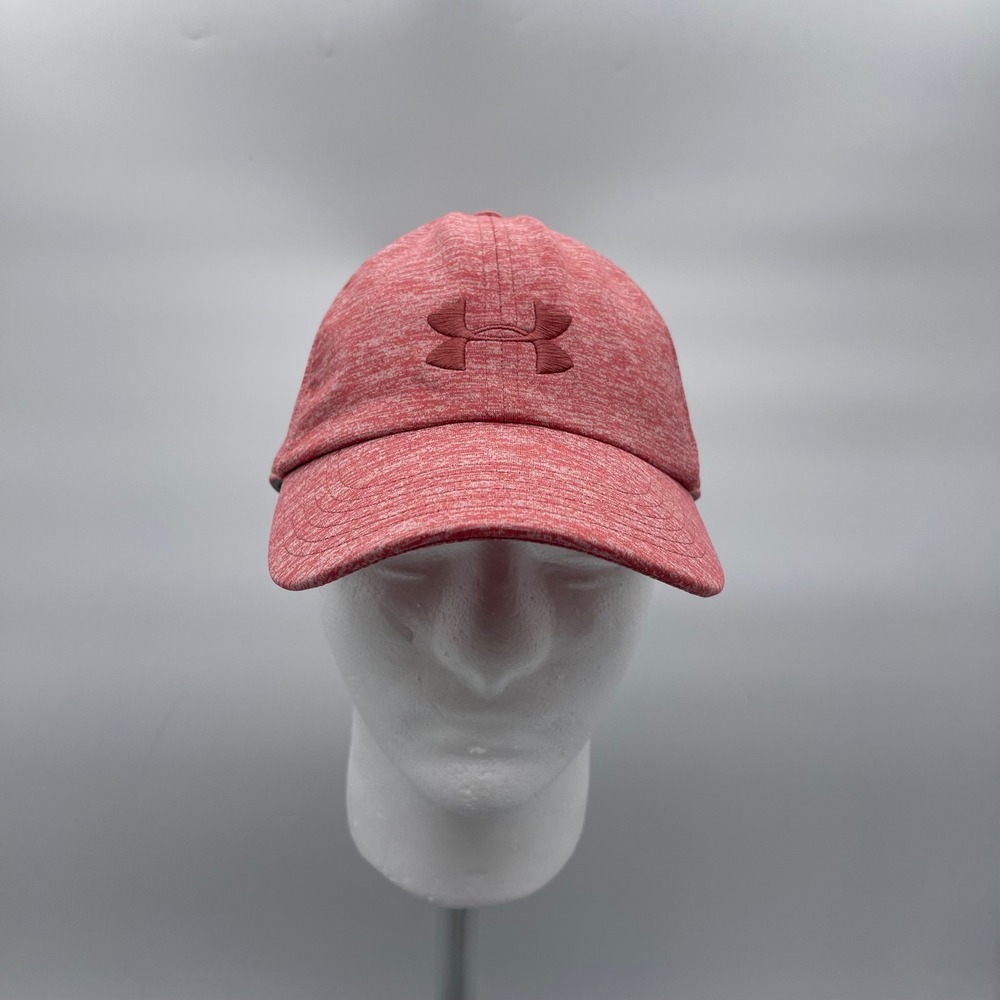 Under Armour 1306297 Women OSFA Hat UA Free Fit Adjustable Red Heather Ball Cap